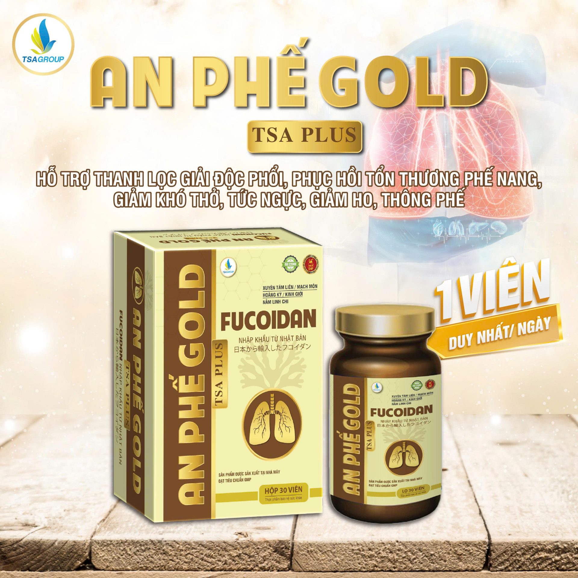 AN PHẾ GOLD FUCOIDAN TSA PLUS