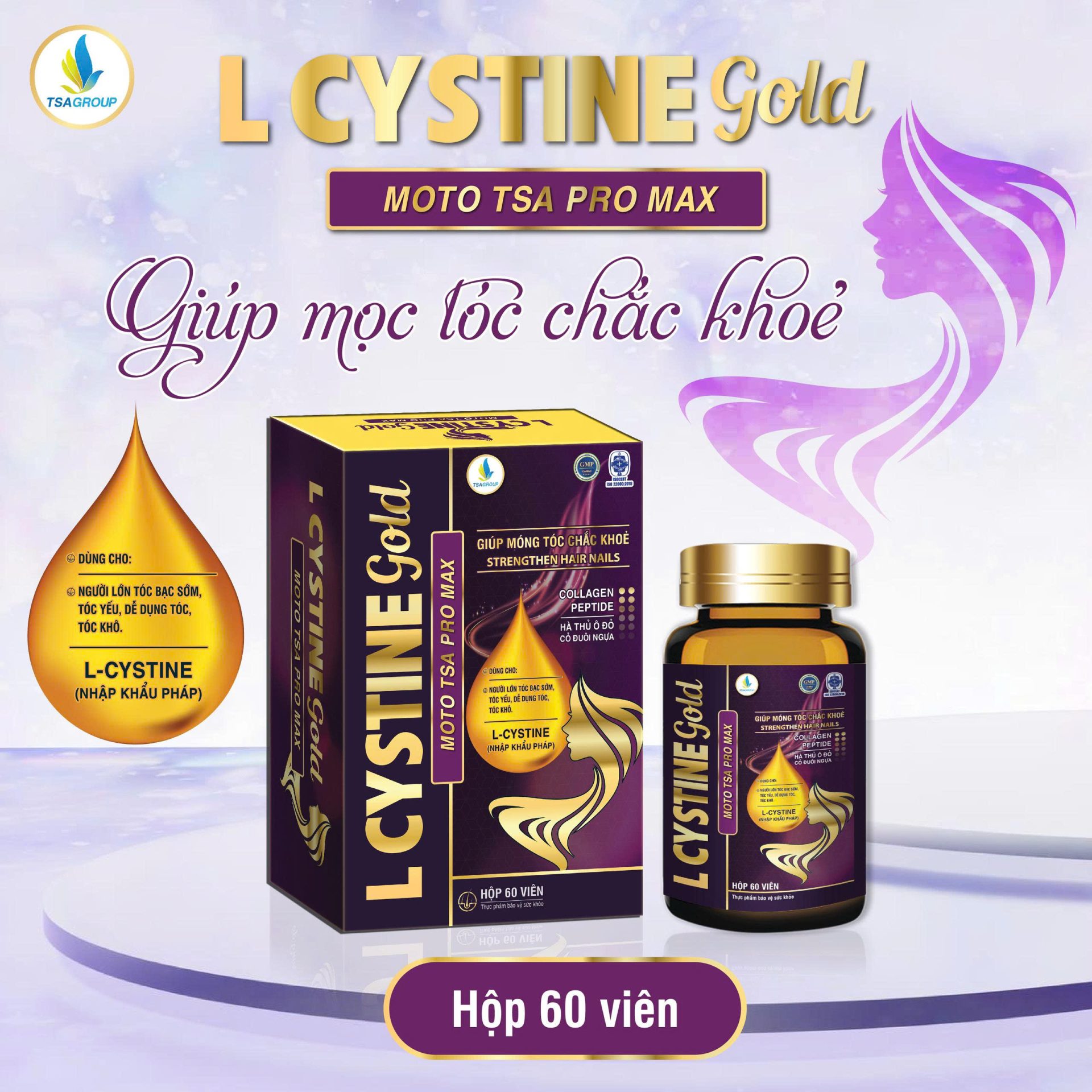 L-CYSTINE GOLD MOTO TSA PRO MAX