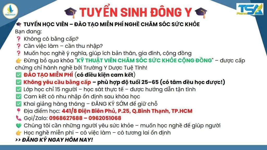 Tuyển Sinh Đông Y